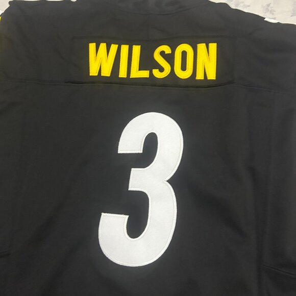 NFL Russell Wilson Pittsburgh Steelers Nike #3 Jersey - Picture 4 of 6